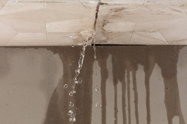 Professional Water Damage Restoration technician working in Bandera, TX
